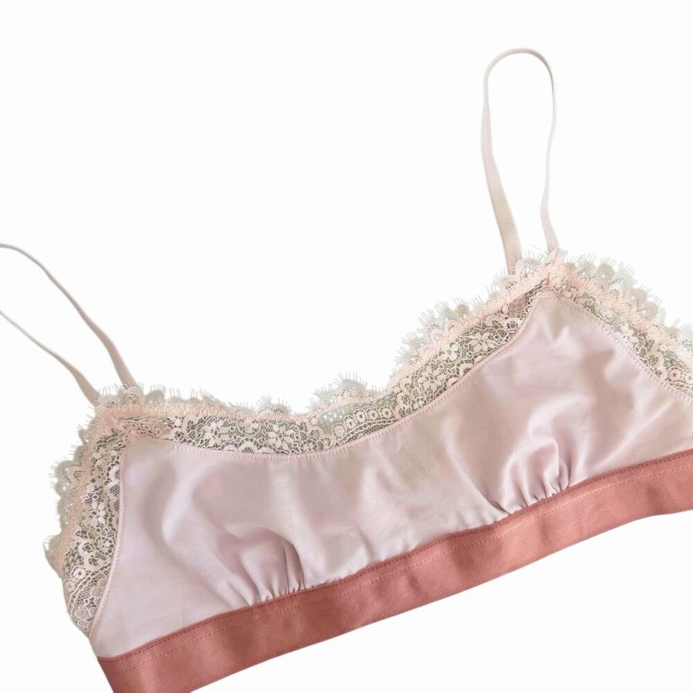 NWOT Free People In Time Scoop Bralette XS  Eyelash Lace